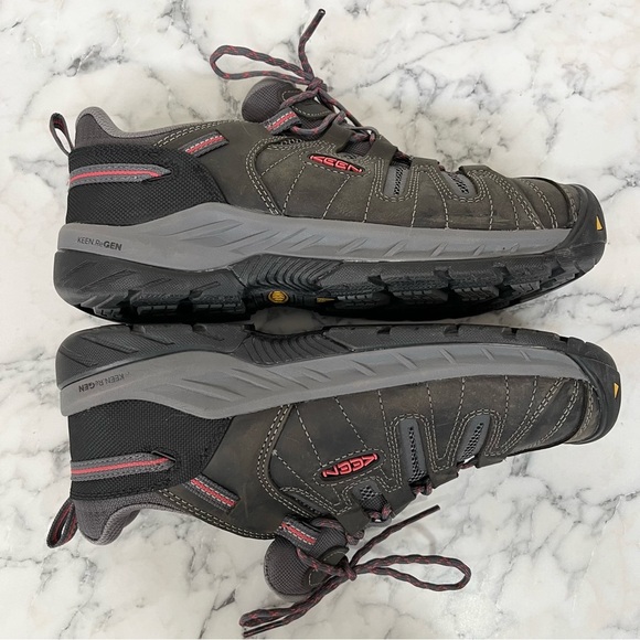 New KEEN Utility Ladies' Flint II Magnet & Rose Low Profile Steel Toe Women’s 11 - Picture 4 of 10
